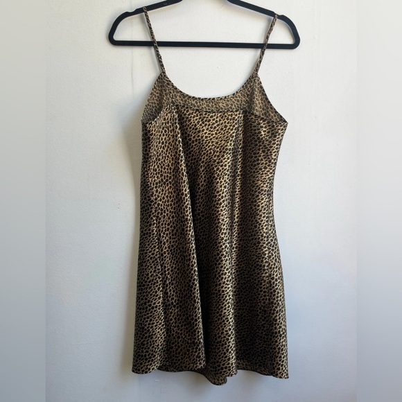 Vintage Leopard Print Slip Dress - Picture 2 of 5